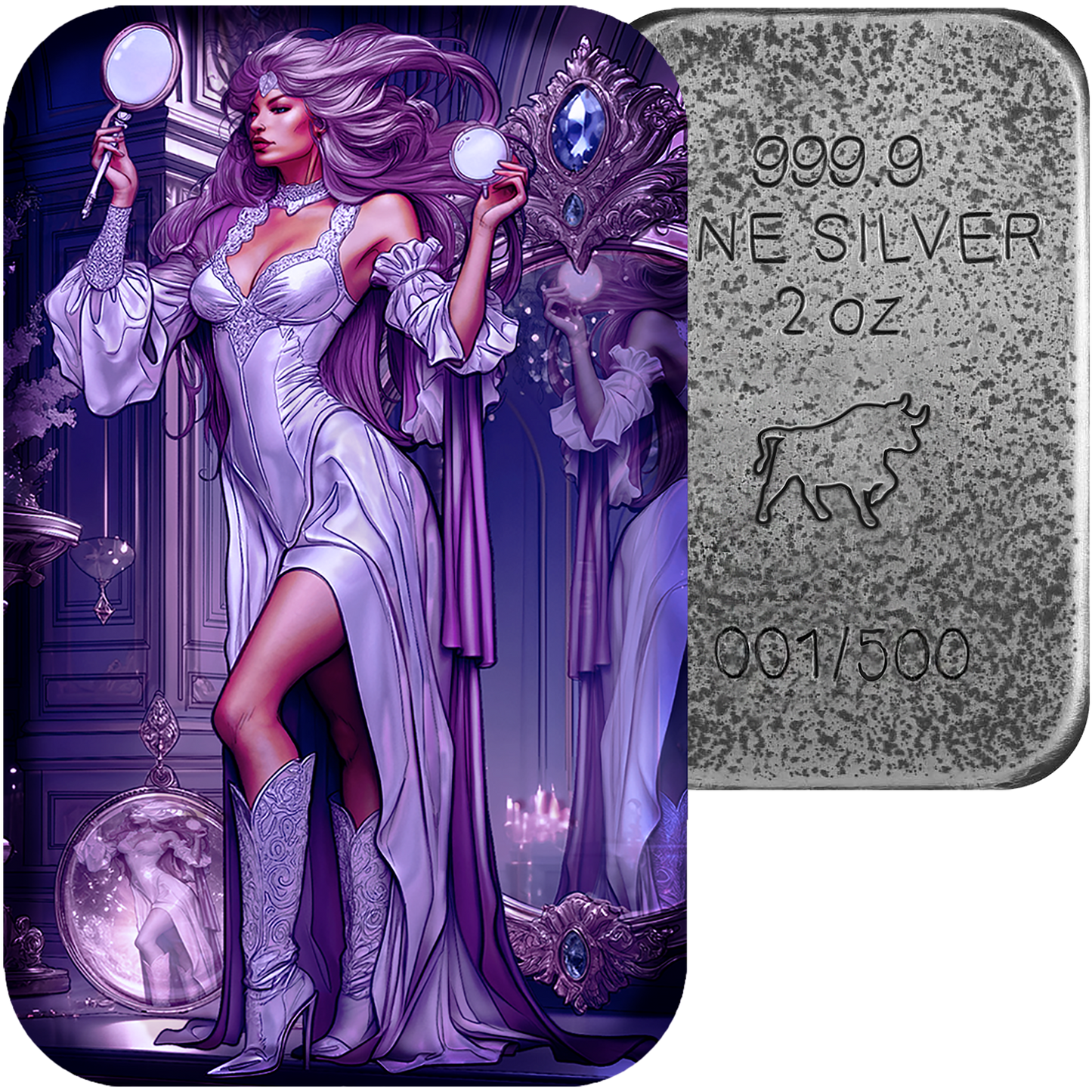 Asturmint - The Seven Deadly Sins - Vanity #1. 2 oz Silberbarren