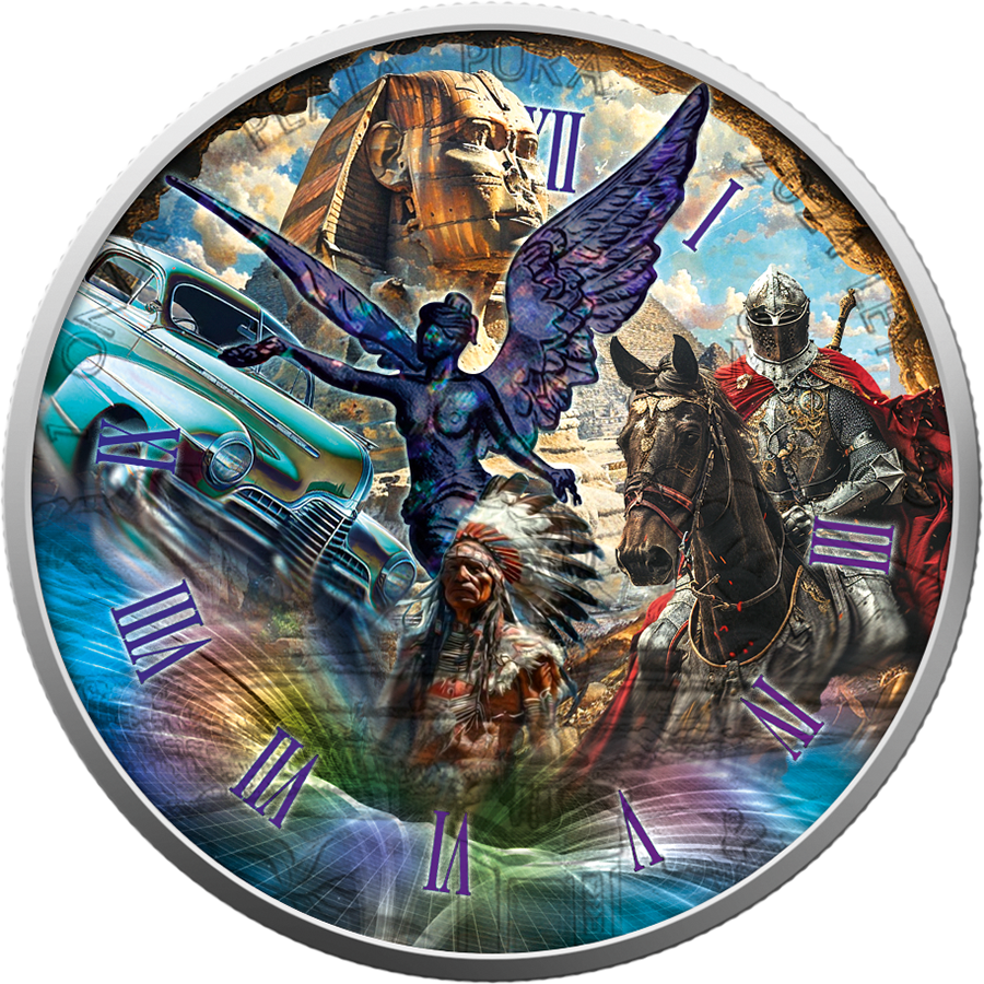 Mexico Libertad 2024 - Time Travel Zeitreise - Past Vergangenheit - 1 oz Silbermünze***