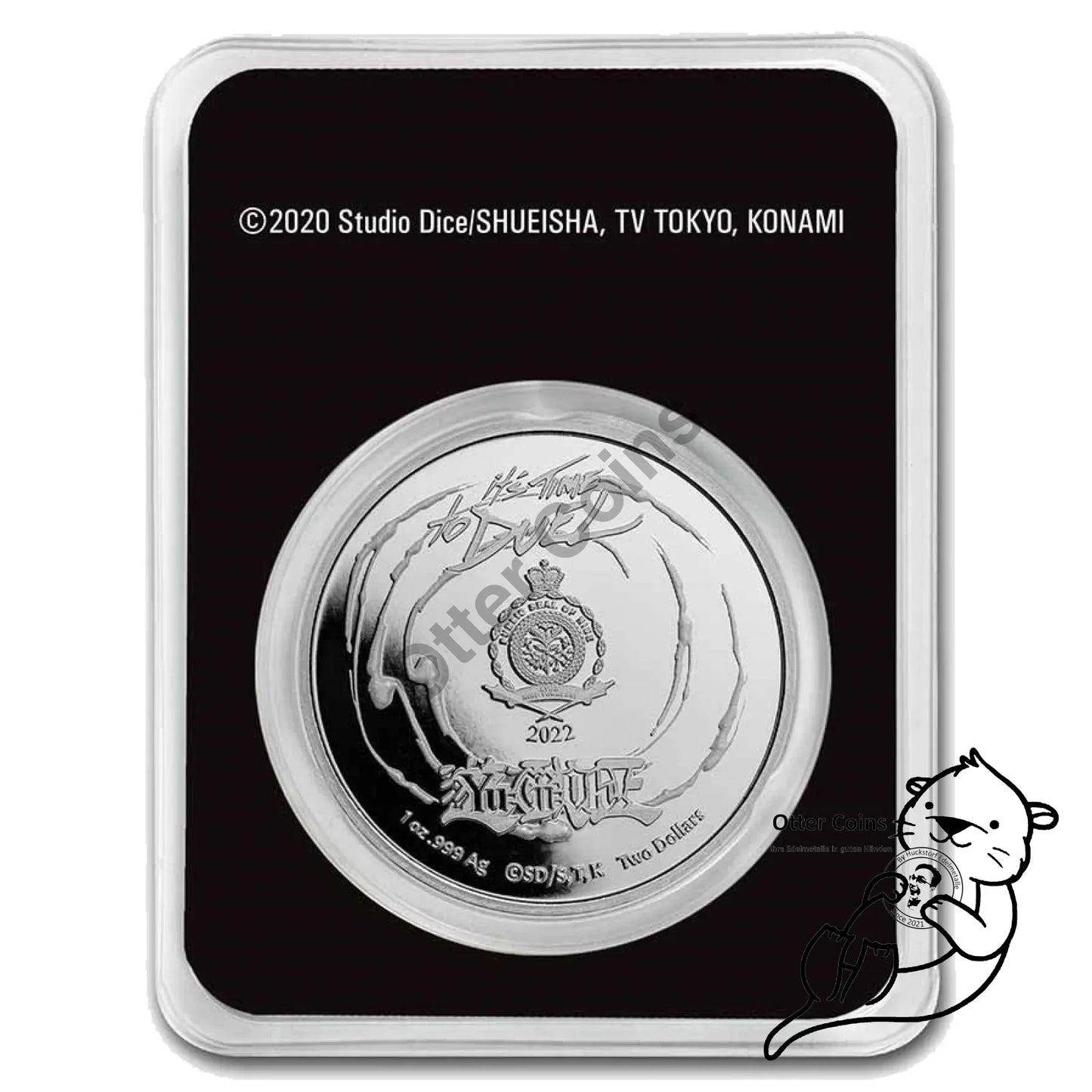 Niue Yu - Gi - Oh! Game Flip Coin 25th Anniversay Coincard