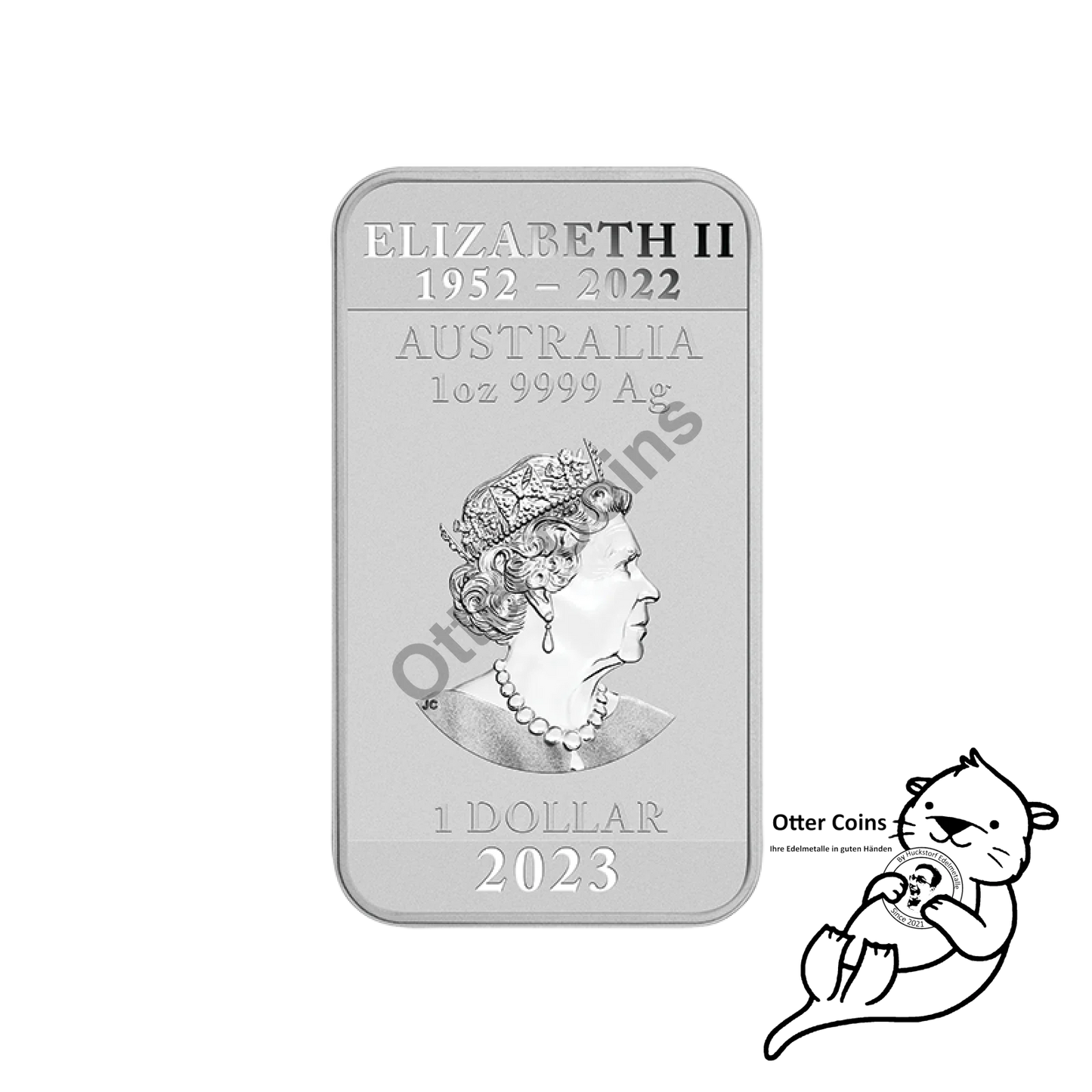 Rectangular Dragon 2023 1oz Silberbarren* - Münzen