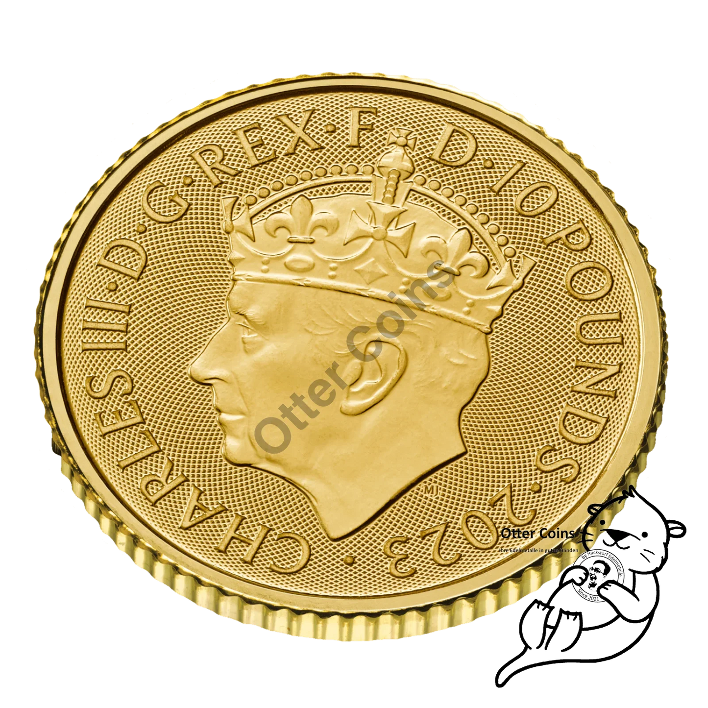 Coronation of his Majesty King 1/10 oz Gold 2023**