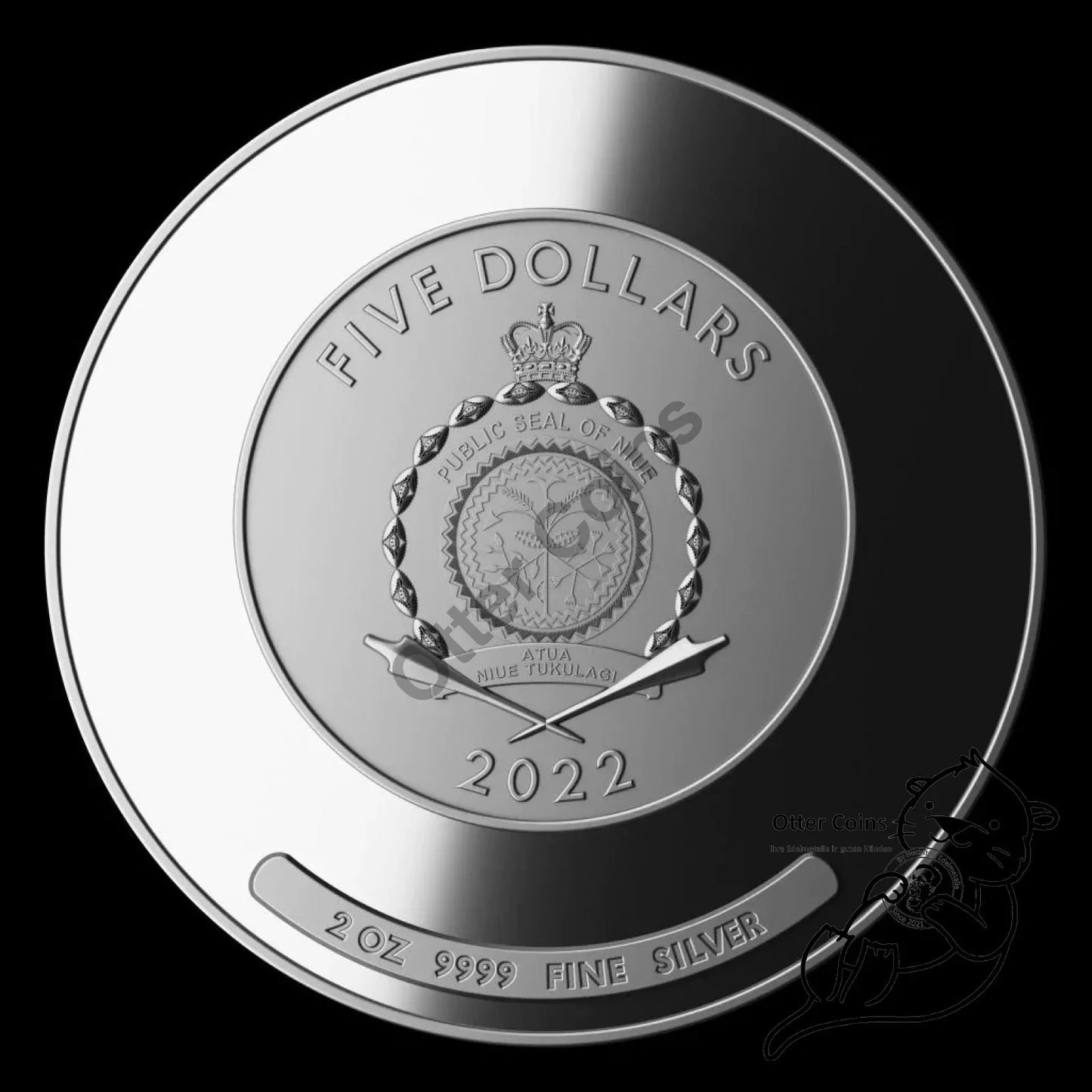 NIUE Algorithm ``Tiger´´ 2 oz Silbermünze 2022 Proof
