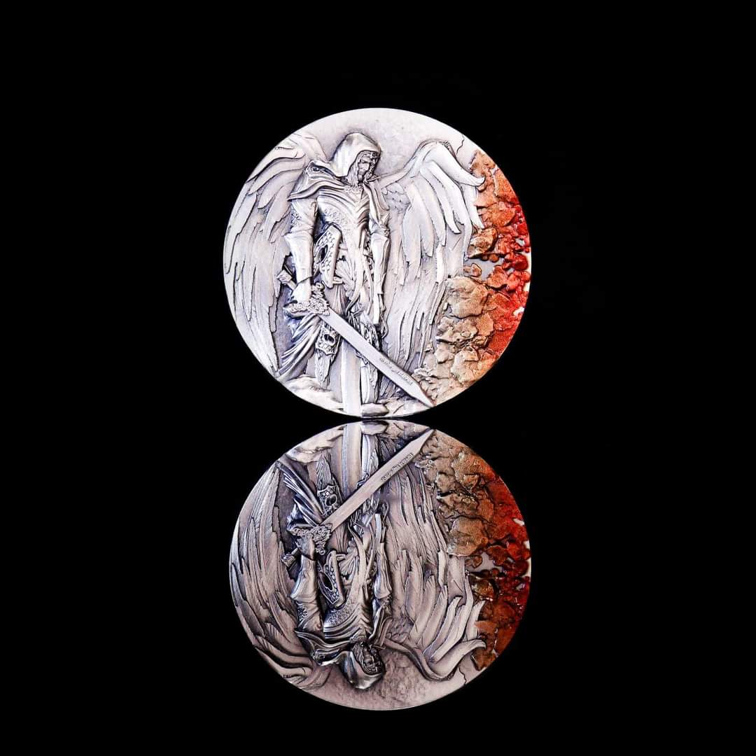 Cameroon Archangel Gabriel 2025 HR Antik Color 2oz
