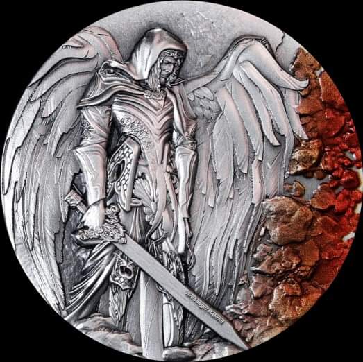 Cameroon Archangel Gabriel 2025 HR Antik Color 2oz