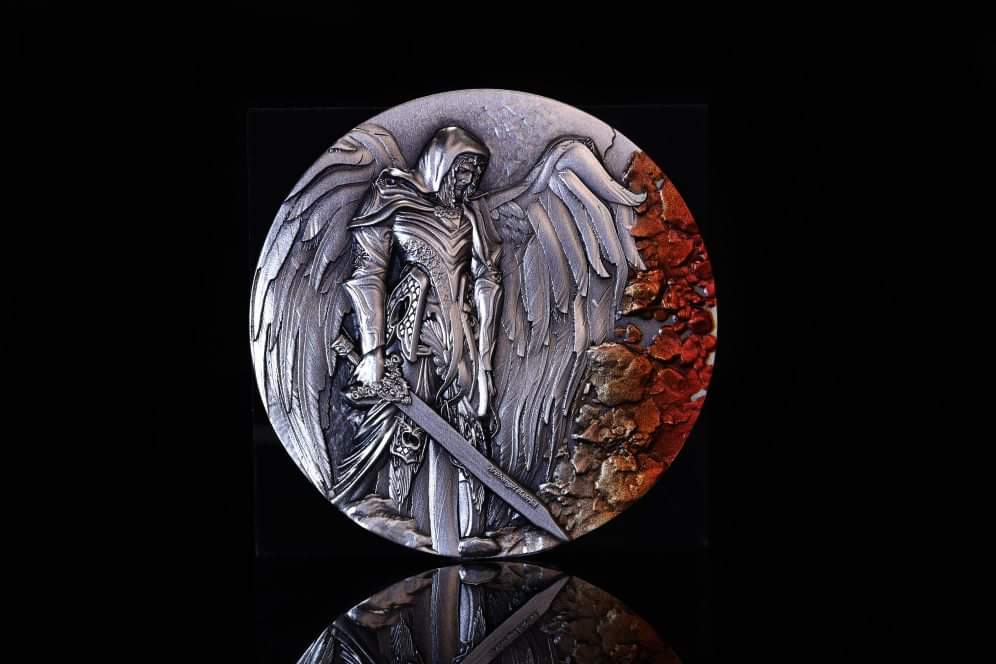 Cameroon Archangel Gabriel 2025 HR Antik Color 2oz