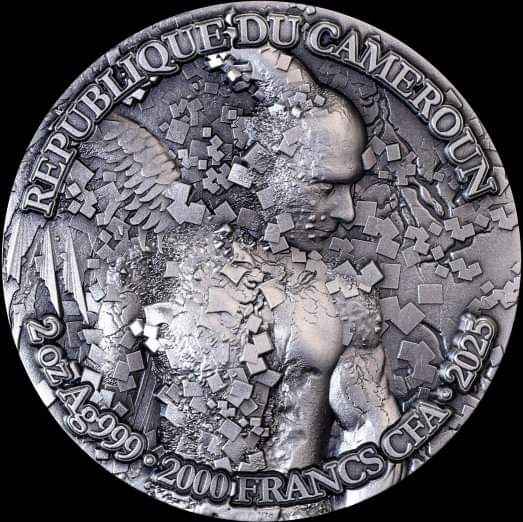 Cameroon Archangel Gabriel 2025 HR Antik Color 2oz