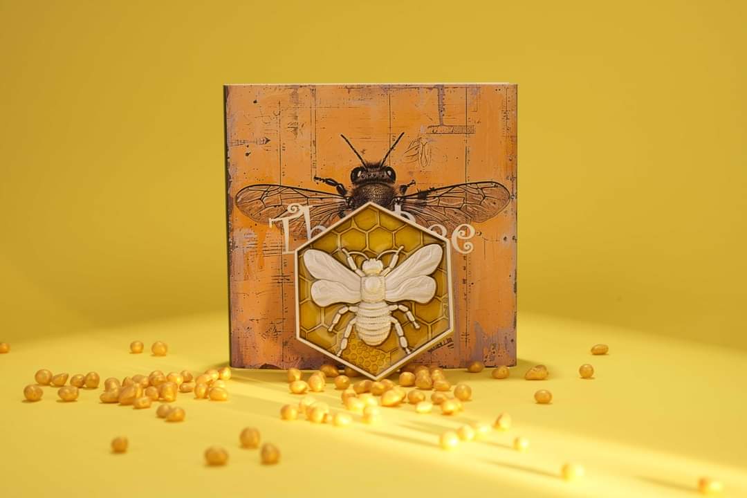 Cameroon Honey Bee 2025 HR Color Shaped Coin 2oz