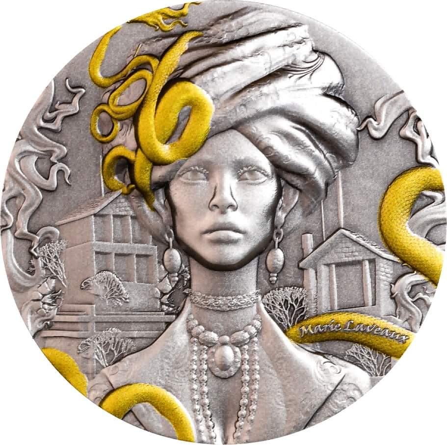 Cameroon Queen of Voodoo Marie Laveaux 2025 HR Antik Gilded