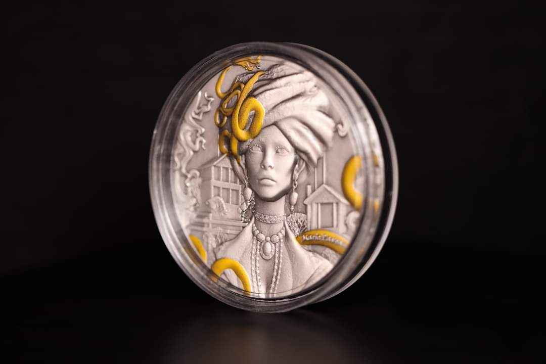 Cameroon Queen of Voodoo Marie Laveaux 2025 HR Antik Gilded