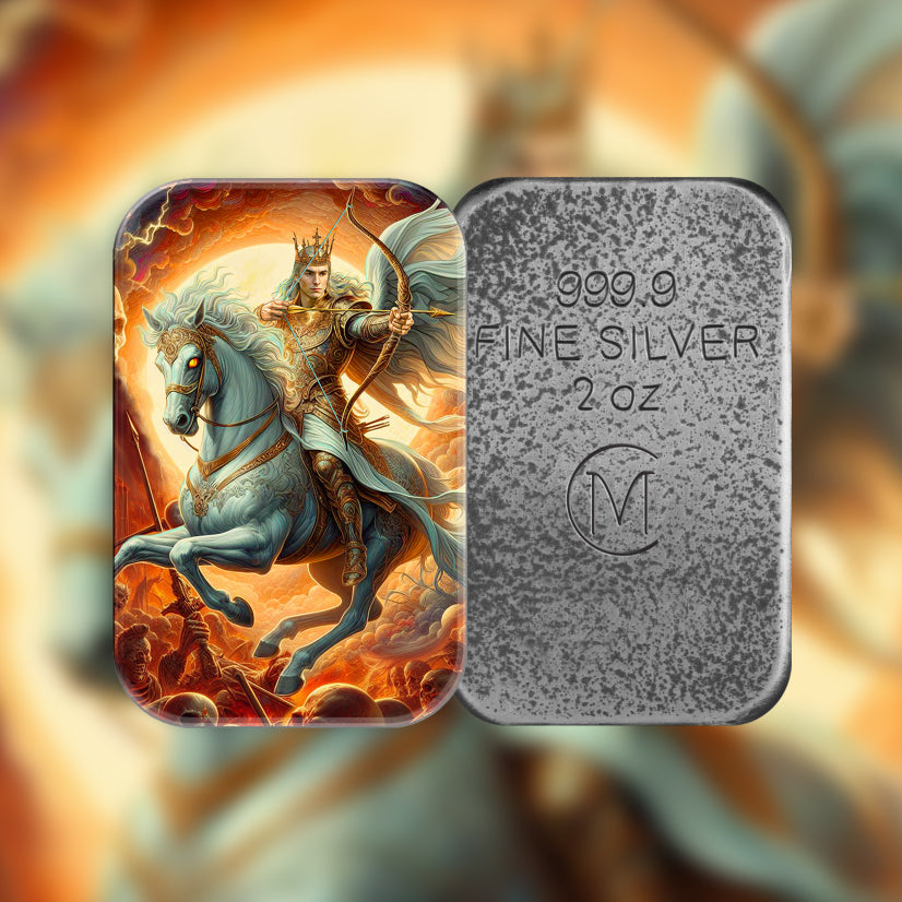 Carpathian Mint - Four Horsemen of the Apocalypse - White Horse #1. 2 oz Silberbarren