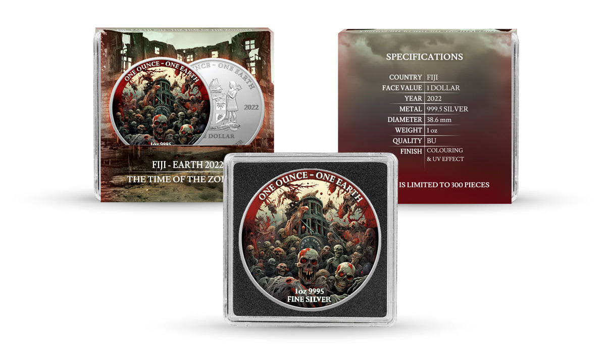 Fiji Earth 2022 1 oz The Time of the Zombies