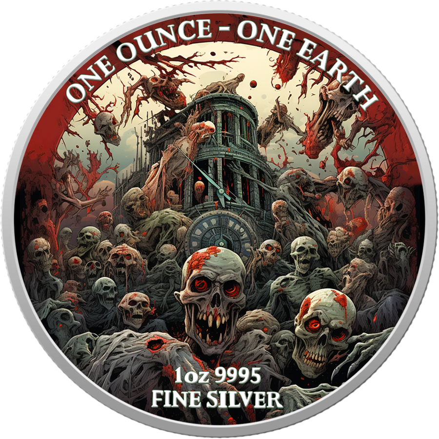 Fiji Earth 2022 1 oz The Time of the Zombies
