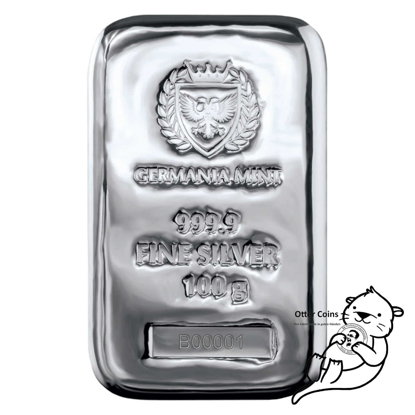 Germania Mint - 100 g Ag999.9 Silberbarren