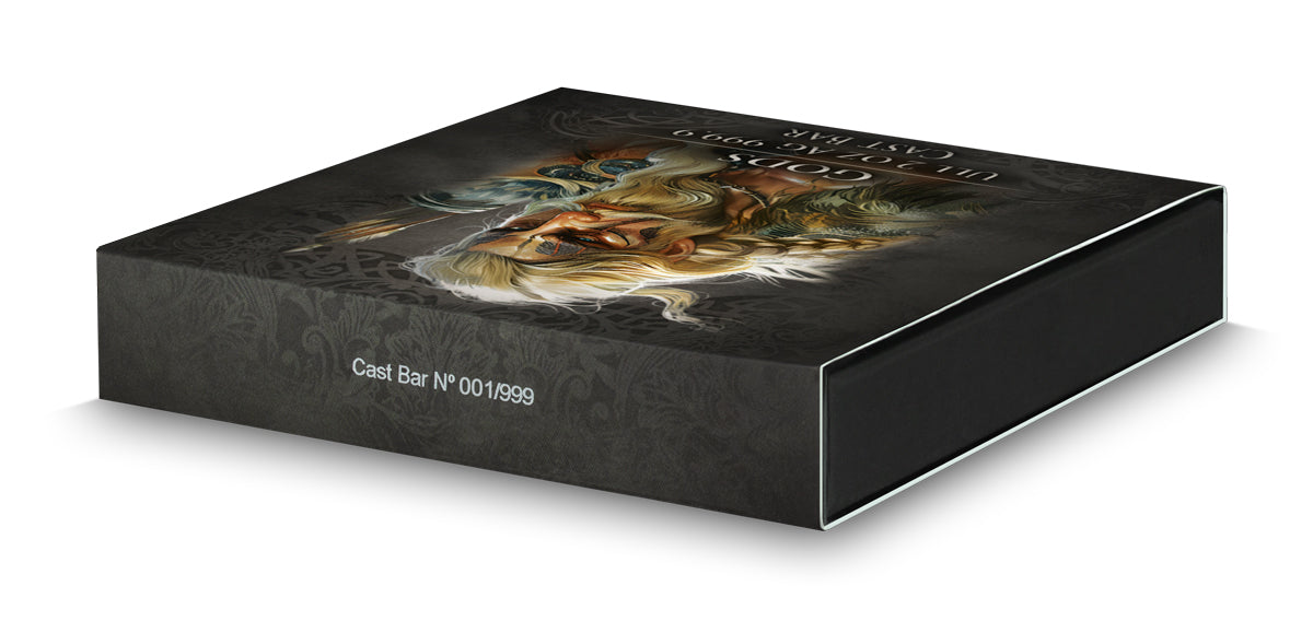 Germania Mint Gods - Ull - 2 oz Silberbarren Gussbarren