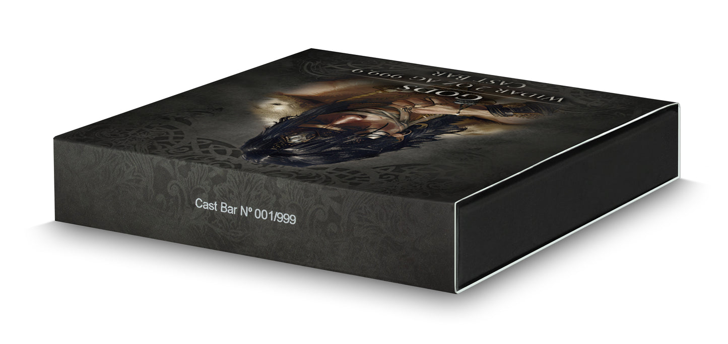 Germania Mint Gods - Widar - 2 oz Silberbarren Gussbarren