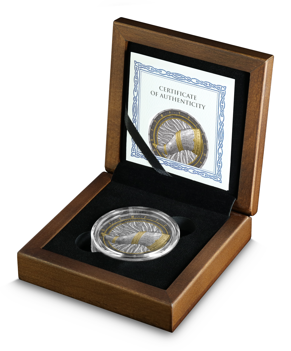 Artefacts - Gjallarhorn - 2 oz Silber Germania Mint BU UHR