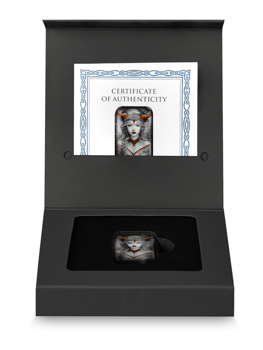 Germania Mint Goddesses Gefion #5. 2 oz Silberbarren