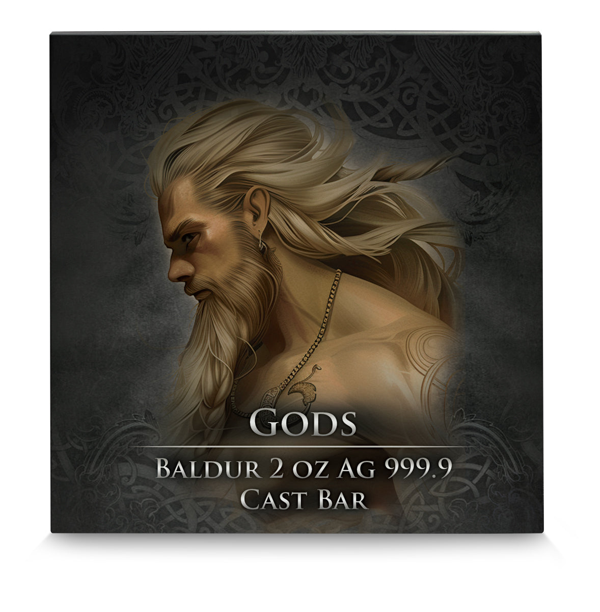 Germania Mint Gods - Baldur - 2 oz Silberbarren Gussbarren