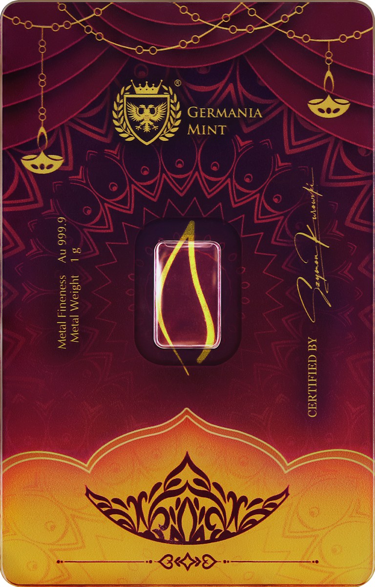 Germania Mint - Diwali - 1 Gramm Goldbarren**