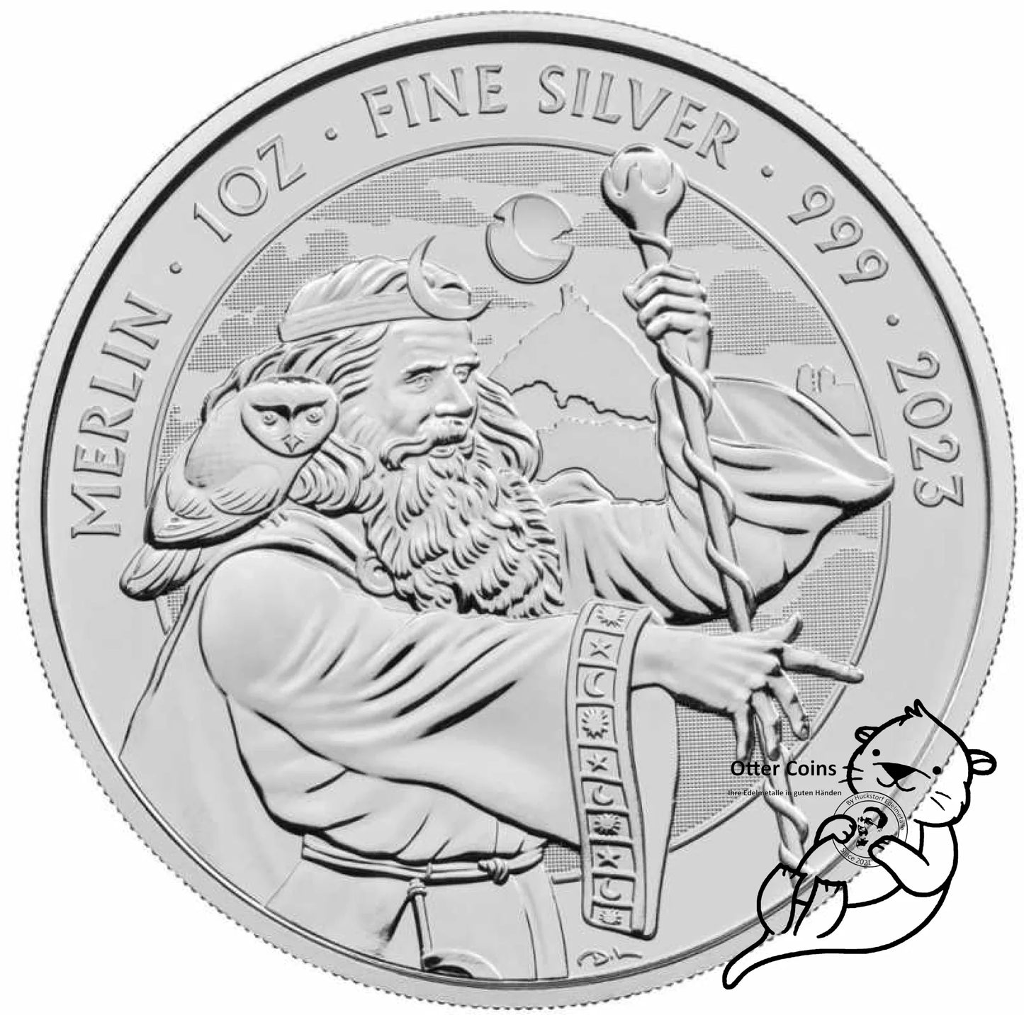 Myths and Legends Merlin Silbermünze 1 oz 2023*