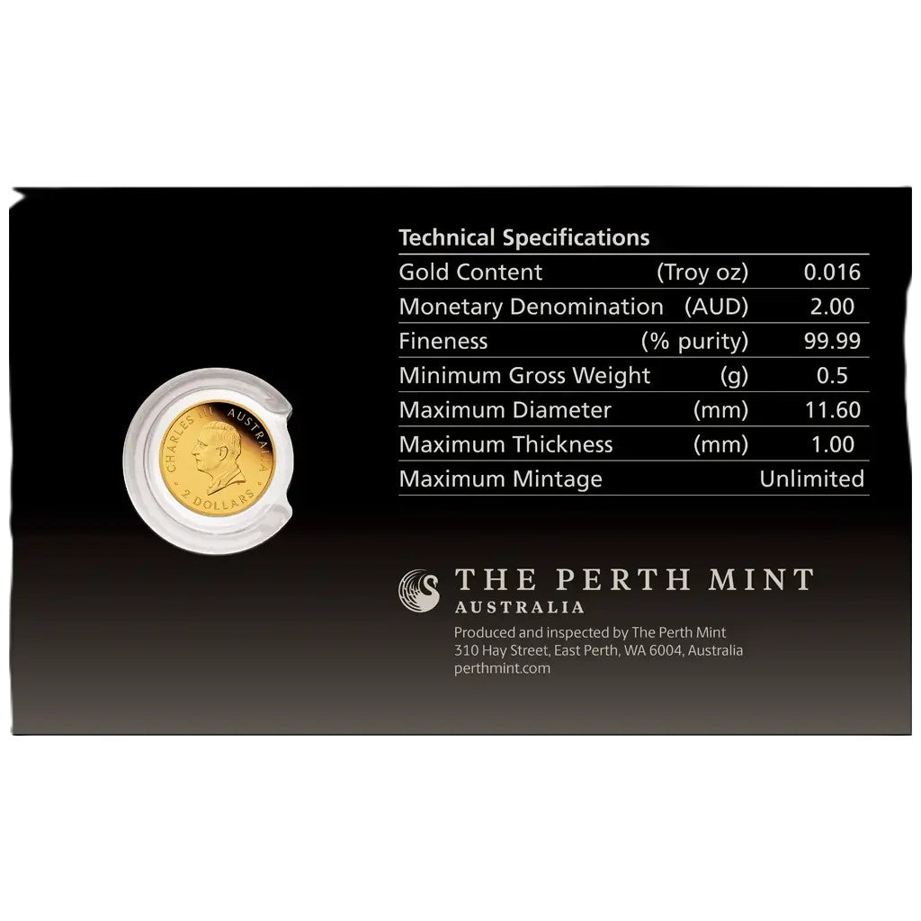 Känguru 2026 - Mini Roo 1/62 oz - 40 Jahre Jubiläum - Australien Goldmünze**