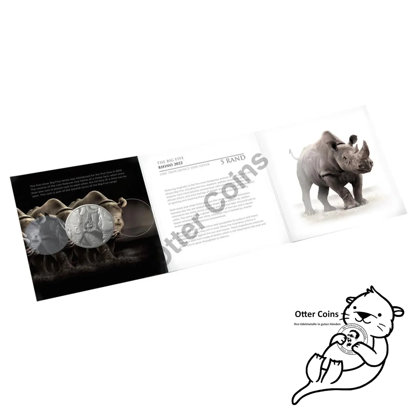 Big Five II Nashorn 1 Oz Silbermünze 2022* Angebot