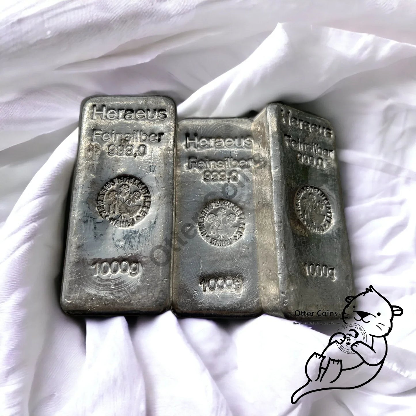Heraeus 1kg Silberbarren*