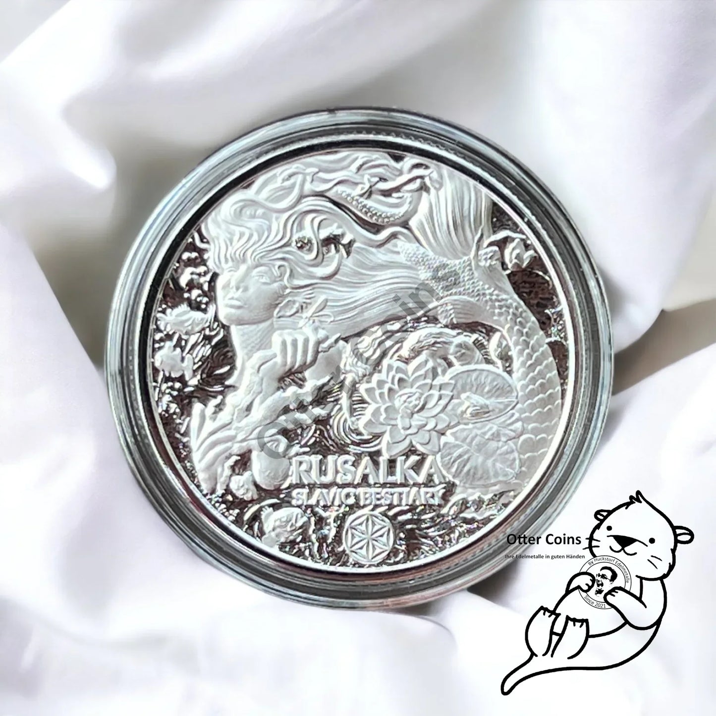 Slavik Bestiary Rusalka 2oz Silbermünze 999 2023*