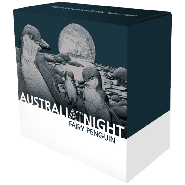 Zwergpinguin, Australien bei Nacht, 2024 1oz Silbermünze*