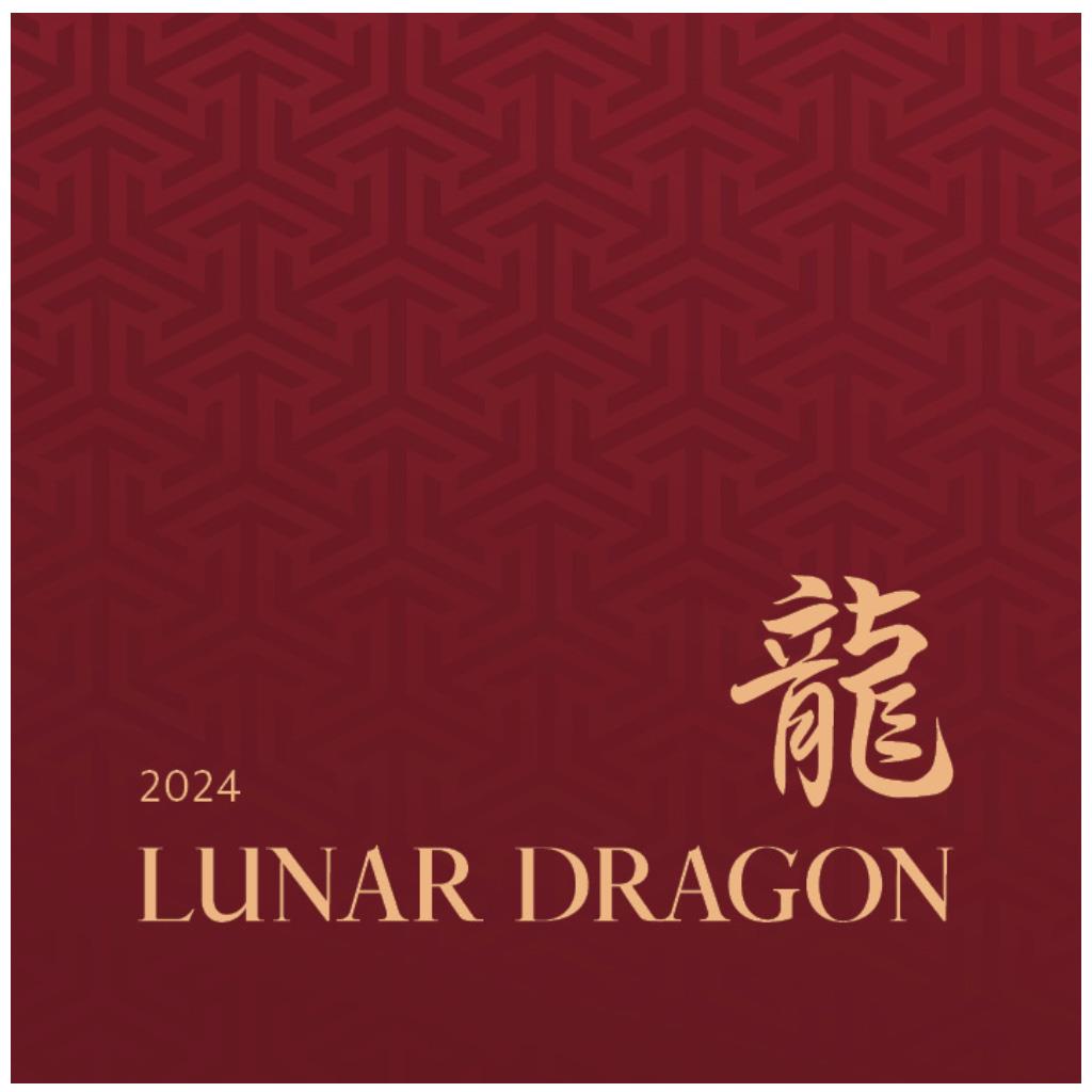 Jahr des Drachen 1oz Silber Lunar-Serie Black-Proof*