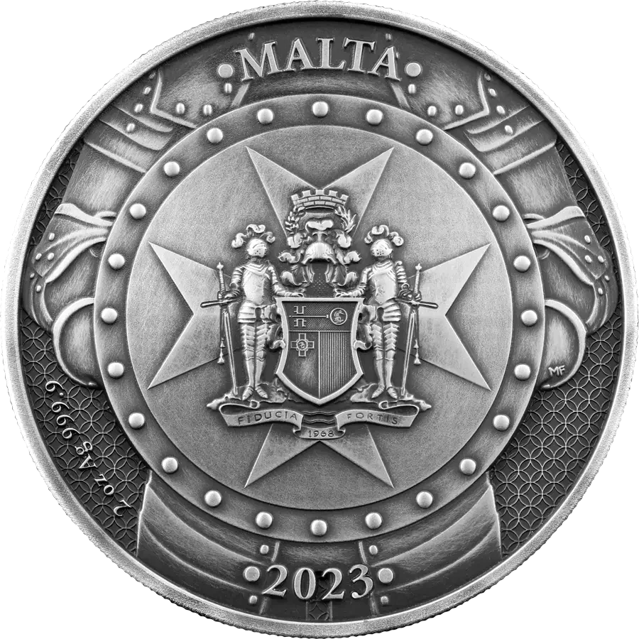 Knights of the Past Malta Knight 2 oz 2023 Silber