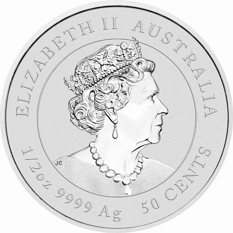 Lunar III Tiger 1/2 Oz Silbermünze 2022*