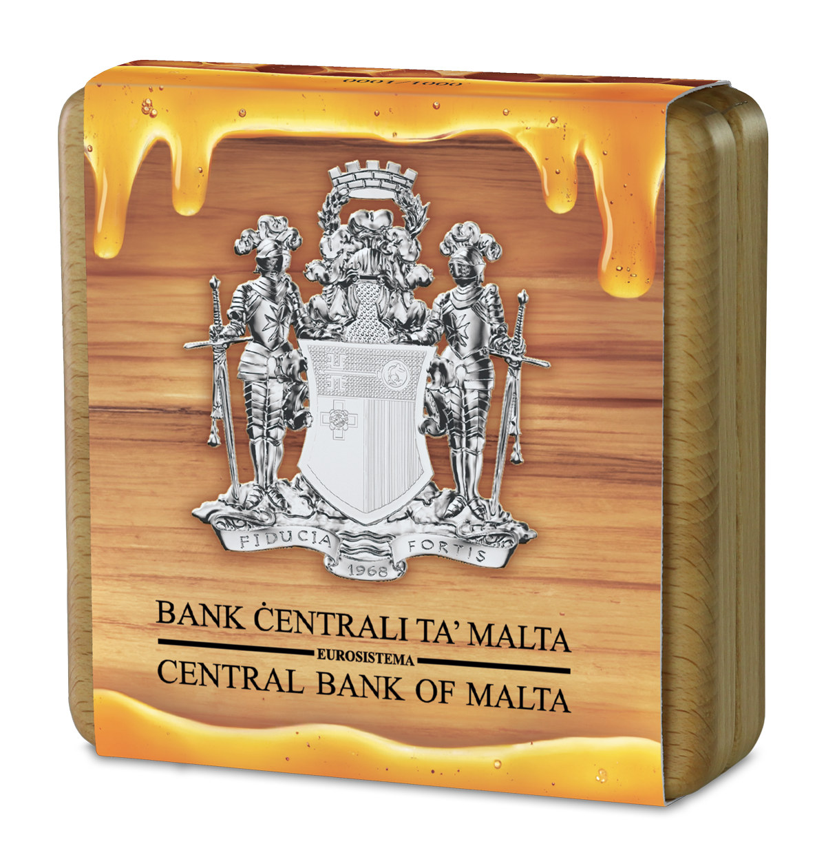 Malta Honigbiene - Maltese Bee - Germania Mint 1 oz Silbermünze Ruthenium Gelbgold