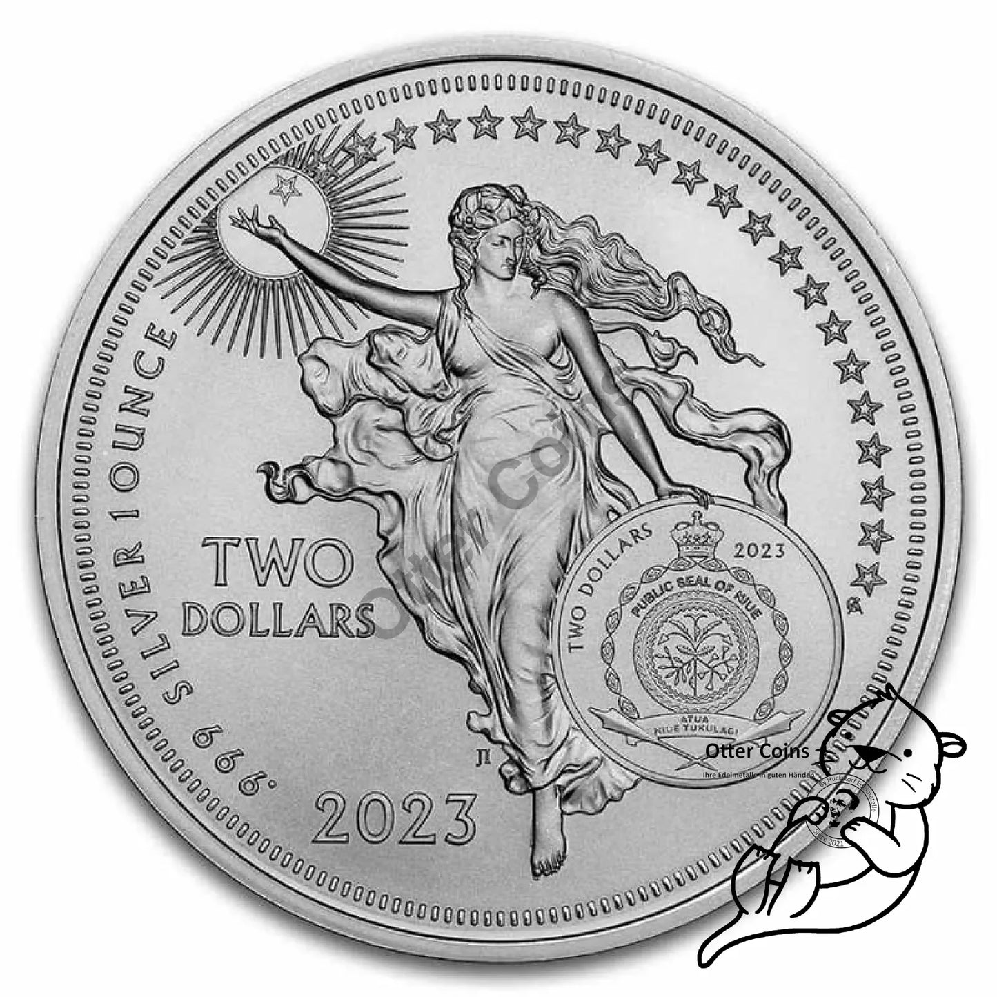 Icons of Inspiration Thomas Edison 1 oz Silbermünze 2023*