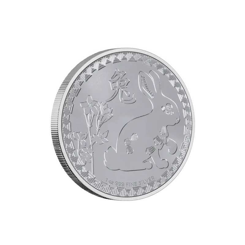 Niue Lunar Year of the Rabbit 1 Oz Silbermünze 2023*