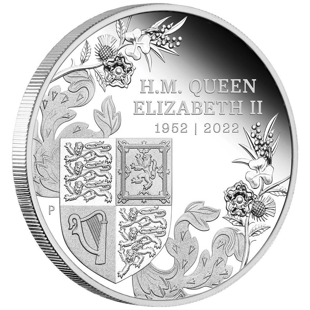 Queen Elizabeth II Platinum Jubilee 70 Years Accession 1 Oz