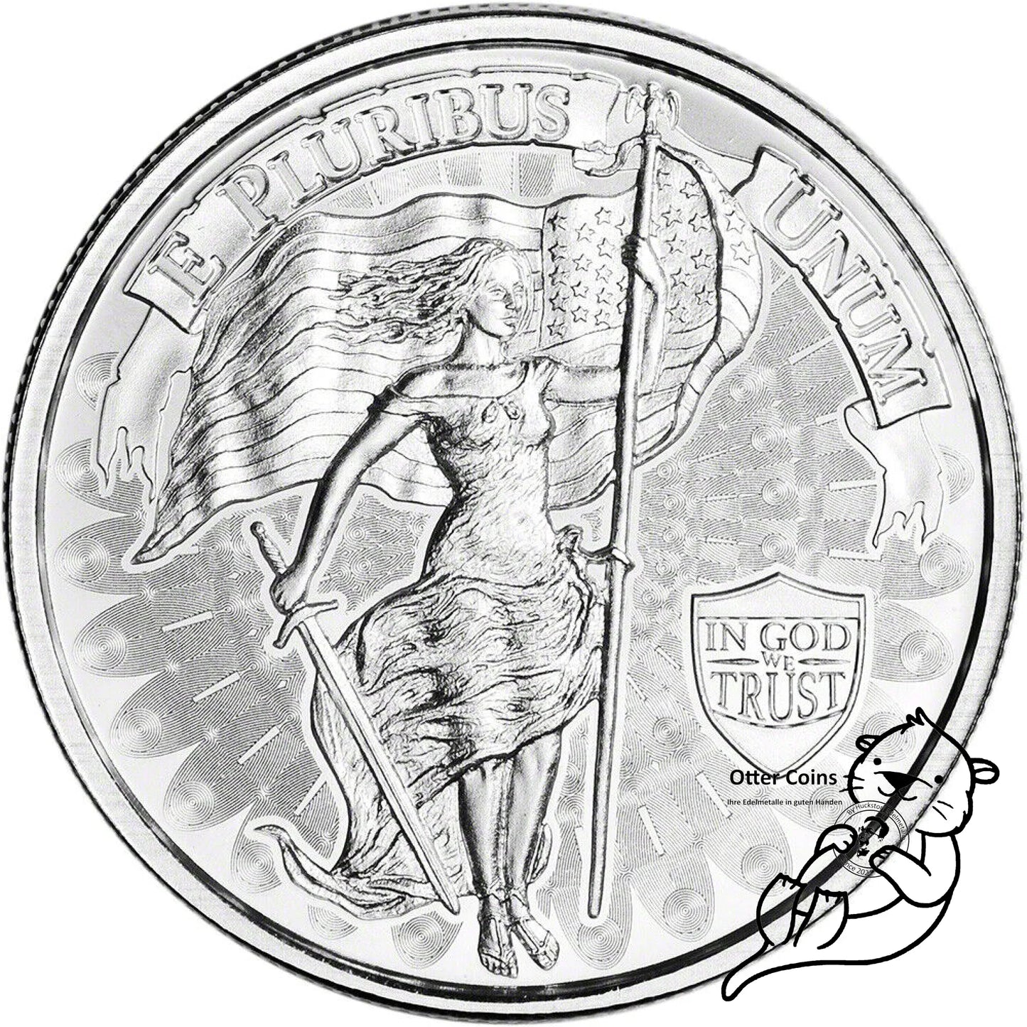``Unity Design´´ Cut Saw Mint 1oz Silbermünze
