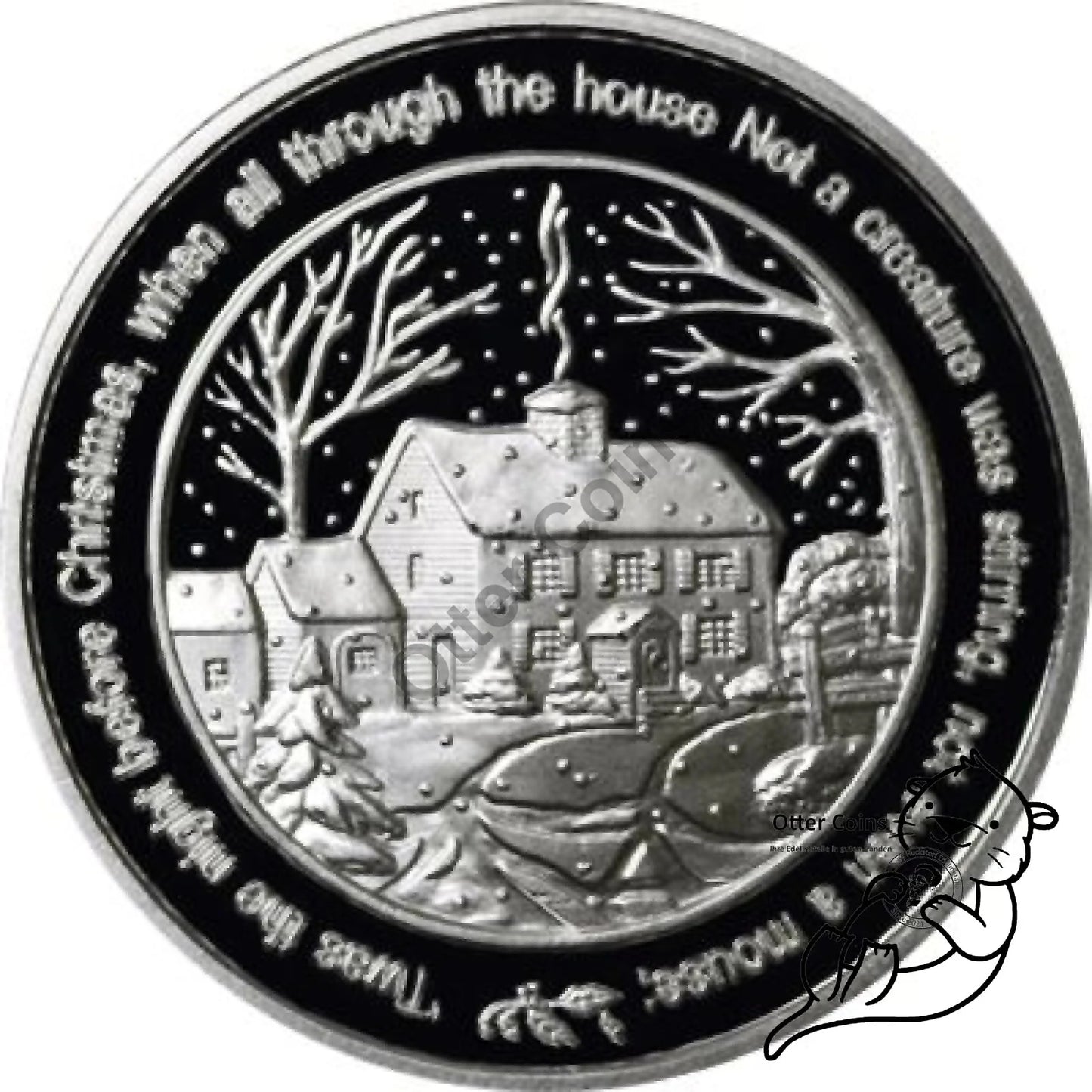 Twas the Night before Christmas 1oz Silbermünze** inkl.