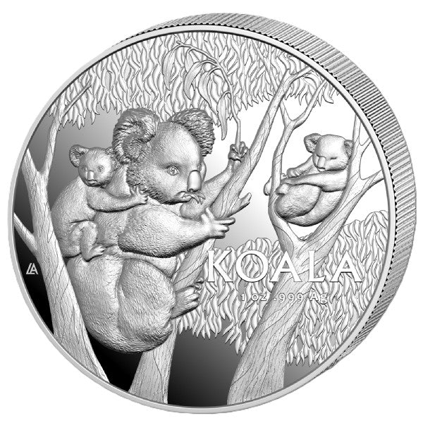 RAM Koala 2026 - 1 oz Silbermünze High Relief  PP in Box