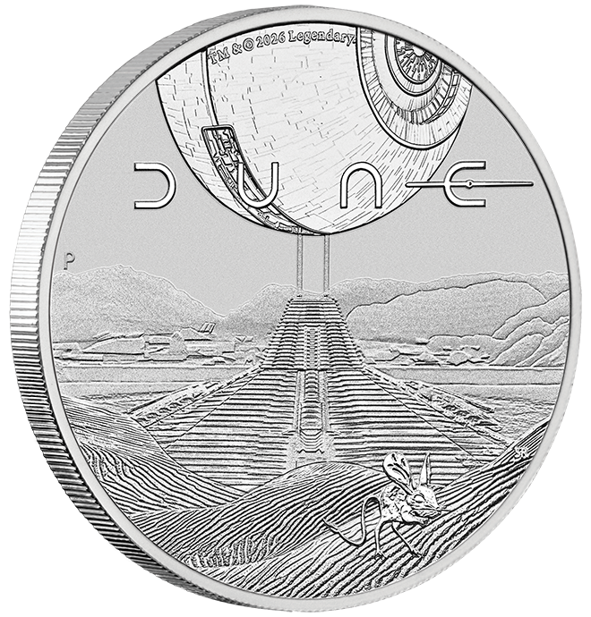 Dune™ 2026 Perth Mint 1 oz Silbermünze BU