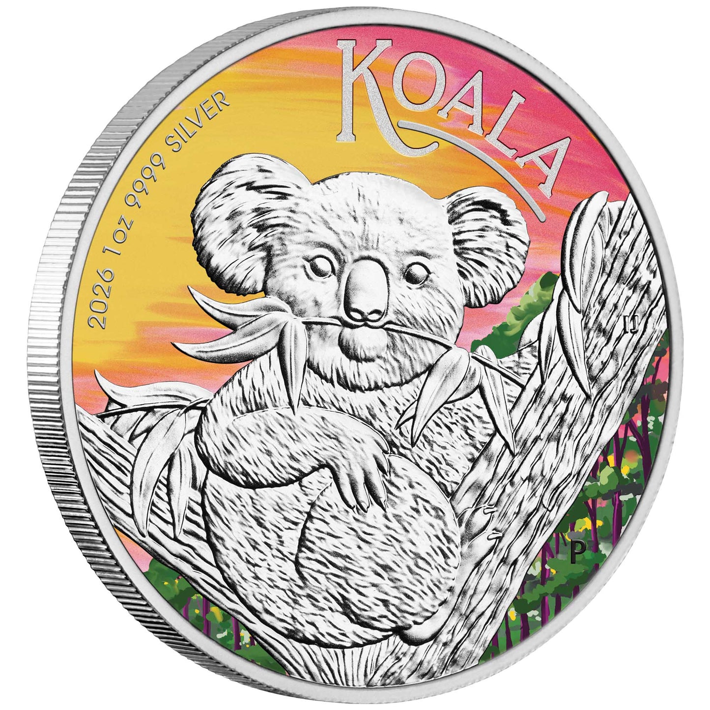 Australien Koala 2026  - Brisbane Money Expo Coin Show Special ANDA - 1 oz Silbermünze Farbe