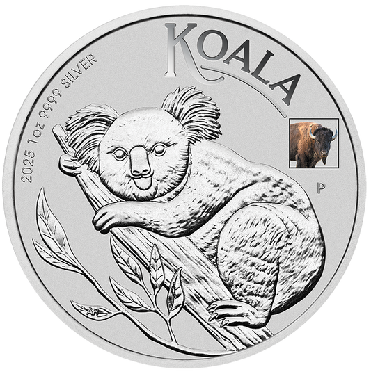 Australien Koala - 2025 - ANA Coin Show Special - Bison - 1 oz Silbermünze - Color***