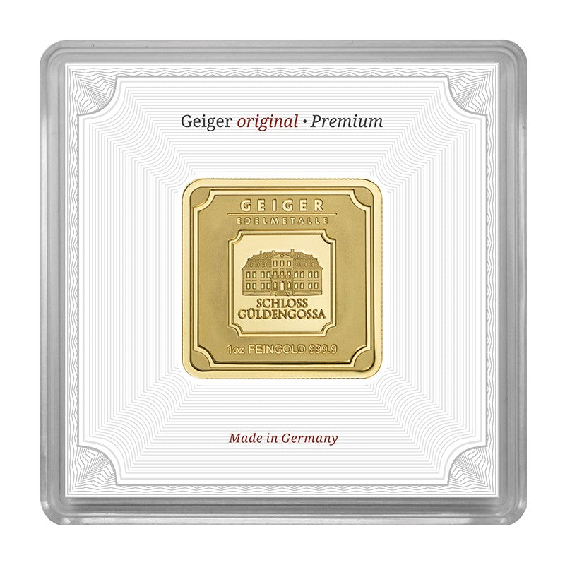 Goldbarren 1 oz Geiger Original Premium 999.9 Gold Barren**