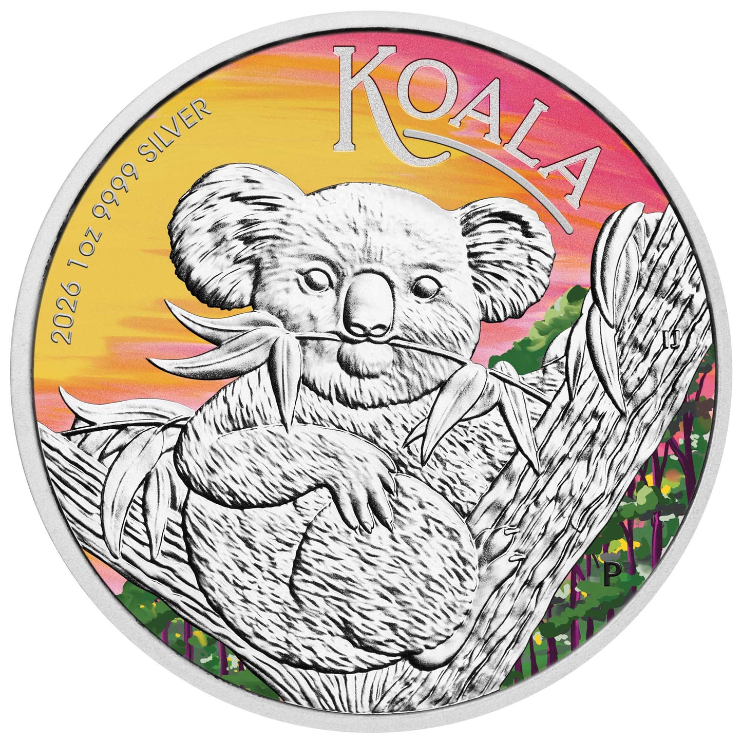 Australien Koala 2026  - Brisbane Money Expo Coin Show Special ANDA - 1 oz Silbermünze Farbe