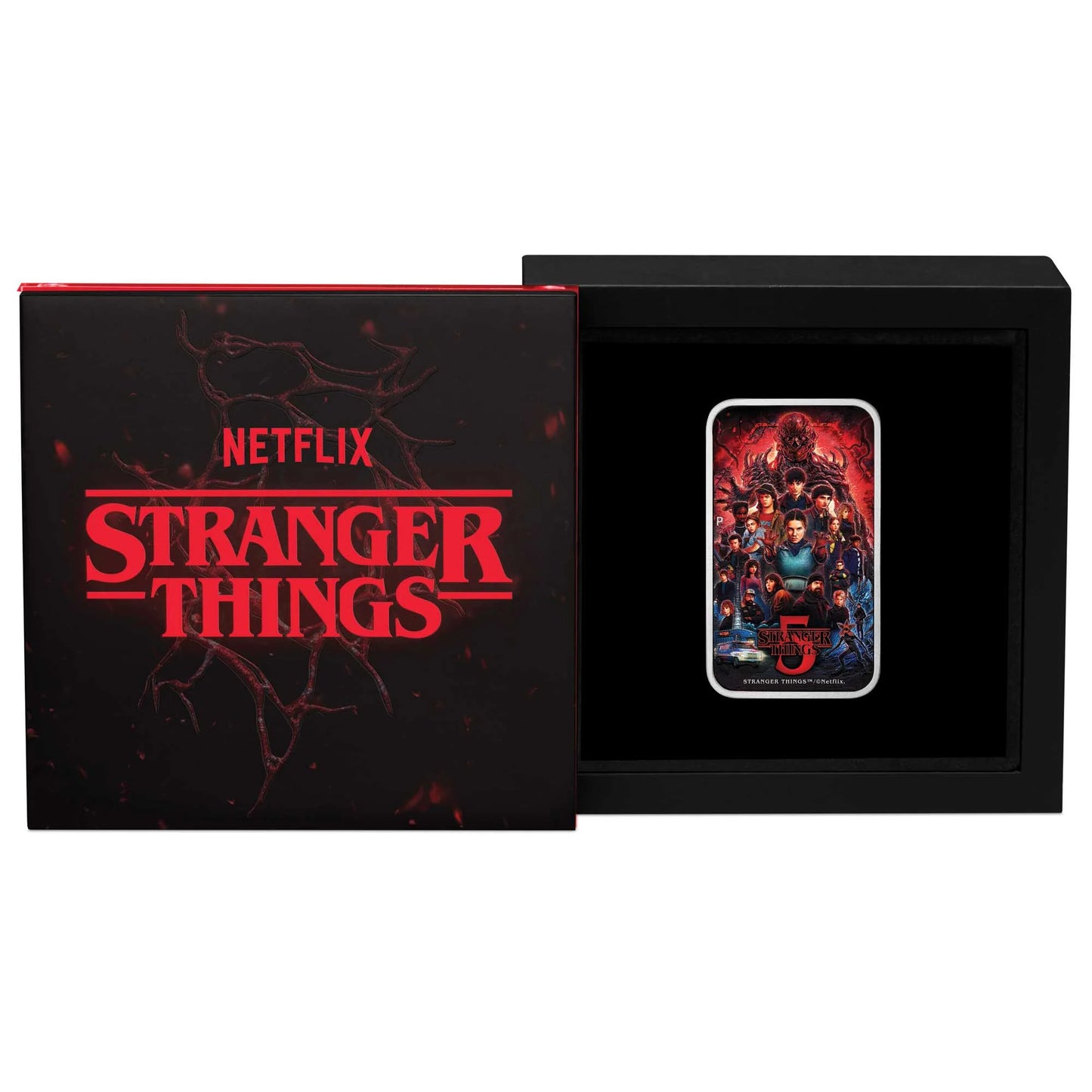 Tuvalu Stranger Things Season 5 - 2026 Farbe - 1 oz Silberbarren im Etui