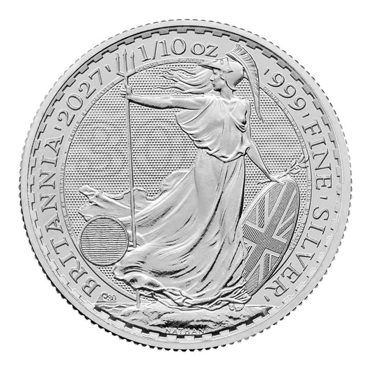 Britannia 2027 - 30. Jubiläum - 1/10 oz Silbermünze BU