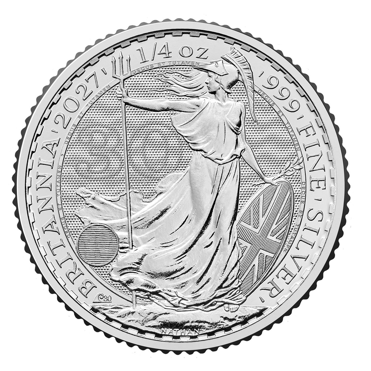Britannia 2027 - 30. Jubiläum - 1/4 oz Silbermünze BU