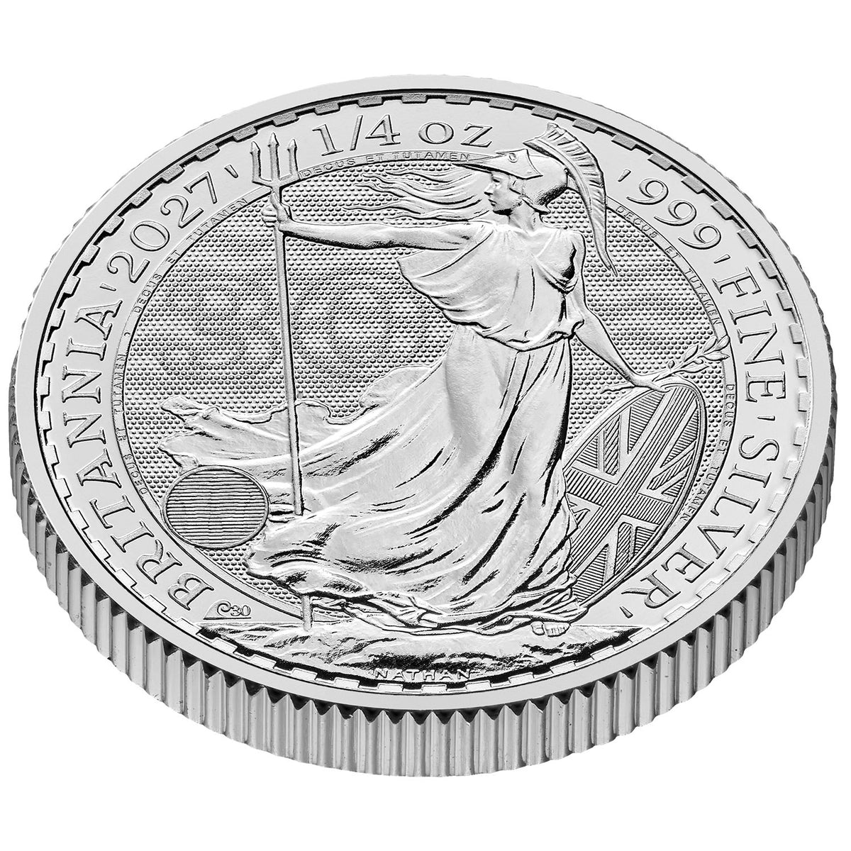 Britannia 2027 - 30. Jubiläum - 1/4 oz Silbermünze BU