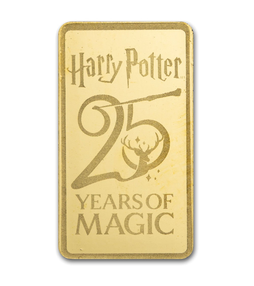 PAMP - Harry Potter 25th Anniversary - 0,5 Gramm Goldbarren 999.9 Gold im Blister PL**