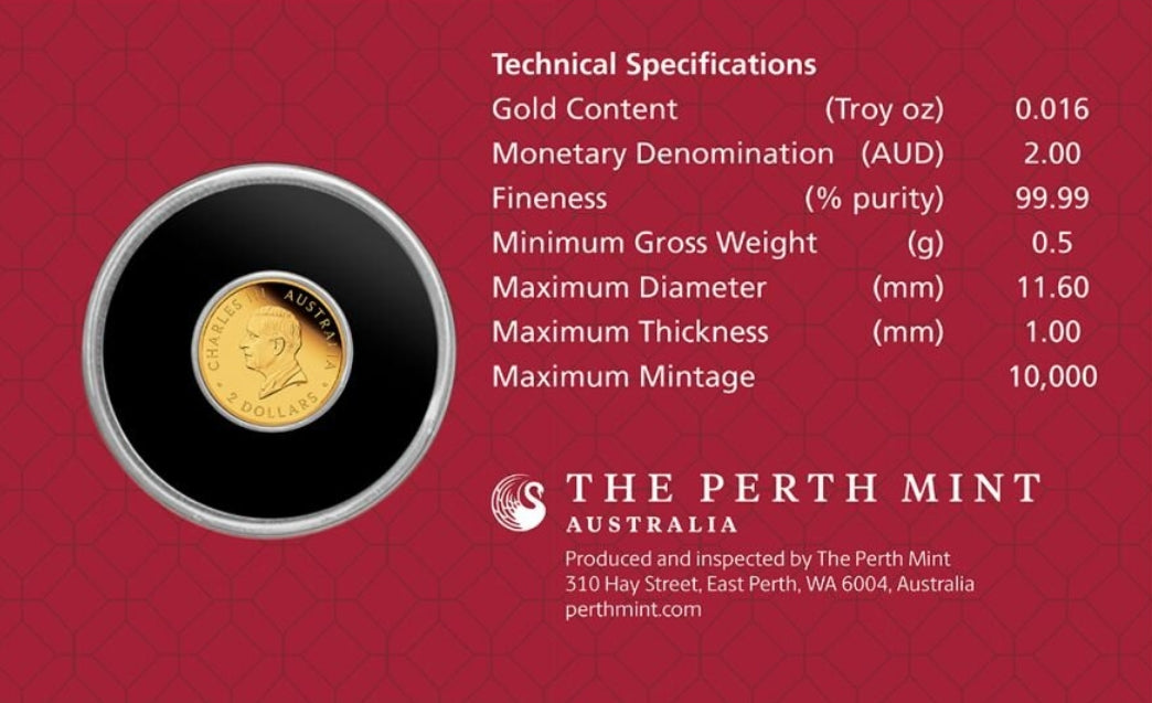 Lunar III Jahr des Pferdes 2026 0,5 Gramm Goldmünze PM im Blister**